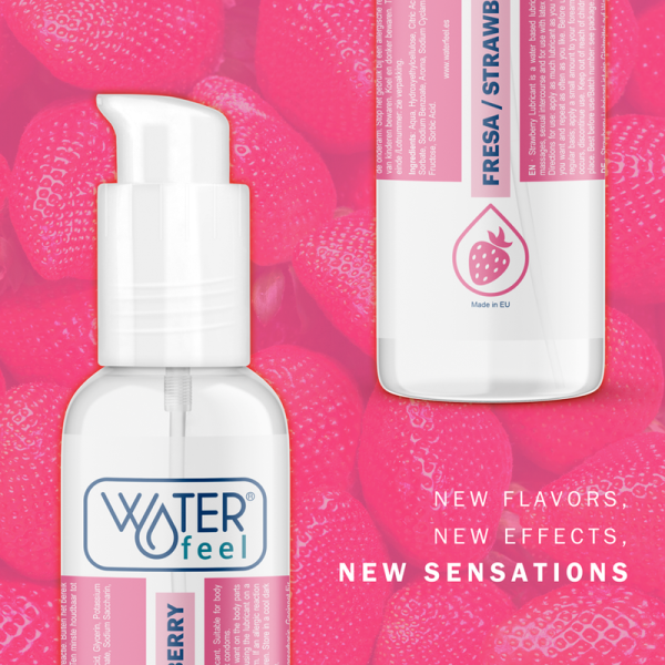 WATERFEEL - STRAWBERRY WATER BASED LUBRICANT 175 ML - Image 6