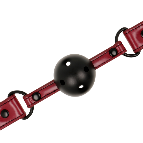 VEGAN LEATHER BREATHABLE GAG - Image 3