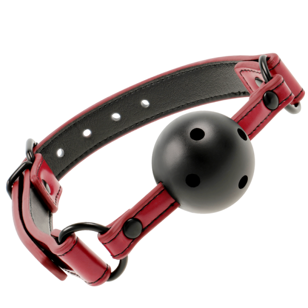 VEGAN LEATHER BREATHABLE GAG - Image 2