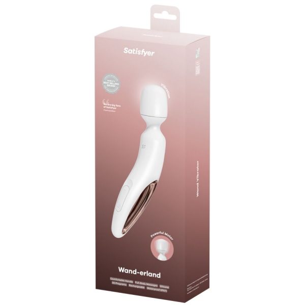 Satisfyer - Wand Erland Vibrating Massager White