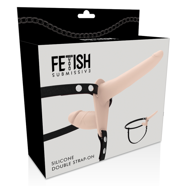 Fetish Submissive Harness - Double Penetration Flesh