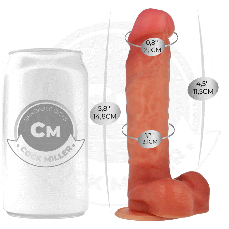 Cock Miller - Hyperrealistic Articulable Dildo 14.8 Cm